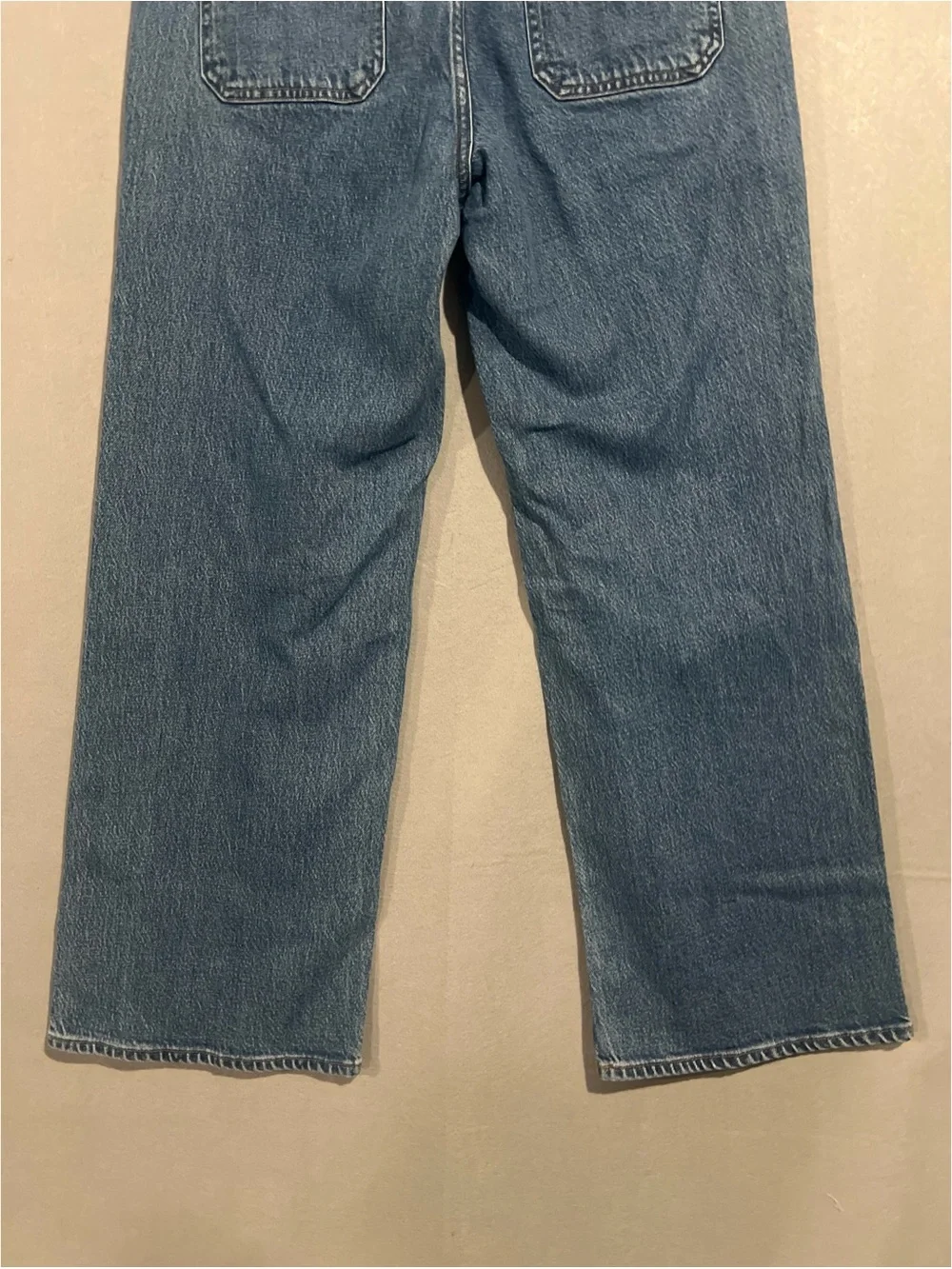 J.Crew Jean Women’s 26 Blue Slim Wide With Stacked Buttons Denim CH884